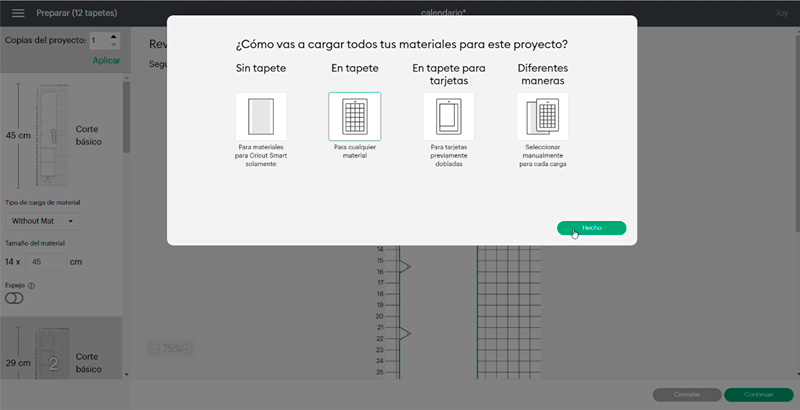 calendario de adviento cricut. como ajustar diseños en la app design space