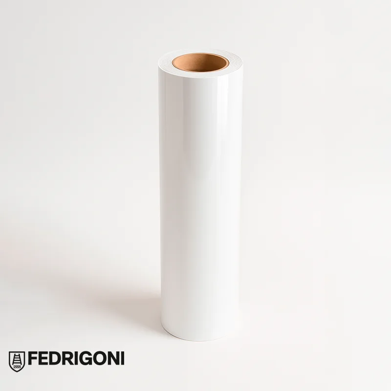 Vinilo de Impresión F-JET M96 Blanco Brillo TBCA Permanente PE FEDRIGONI